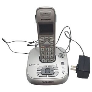 Panasonic Cordless Phone DECT 6.0‎ PLUS Answering System Silver Tested